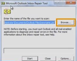 Microsoft outlook repair